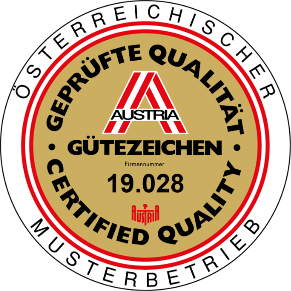 Österreichischer Musterbetrieb - Gütezeichen
